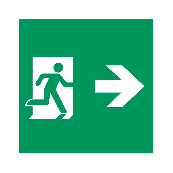 Пиктограмма EMGP-MARK-MA-RIGHT (Человек, Вправо) (Arlight, Пластик)