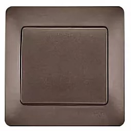Выключатель Встраив Одноклавишный Без Подсветки Шоколад IP20 10А 250В GLOSSA SE
