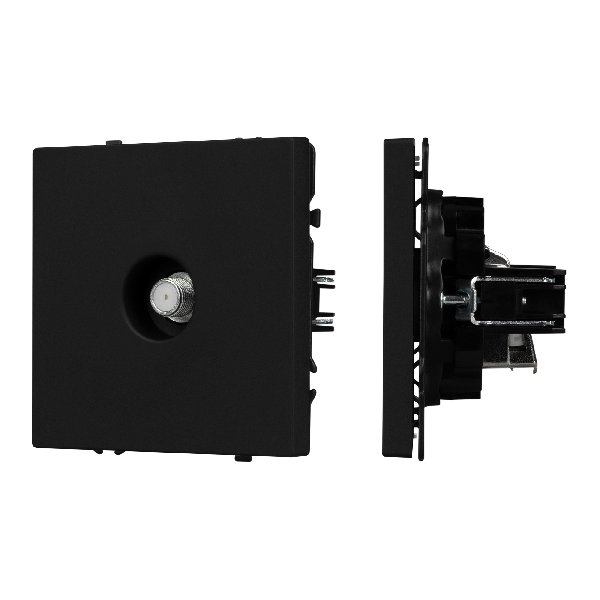 Механизм спутниковой розетки SCT-NOBE-MST1-SFPL-BK (SAT) (Arlight, Черный оникс)