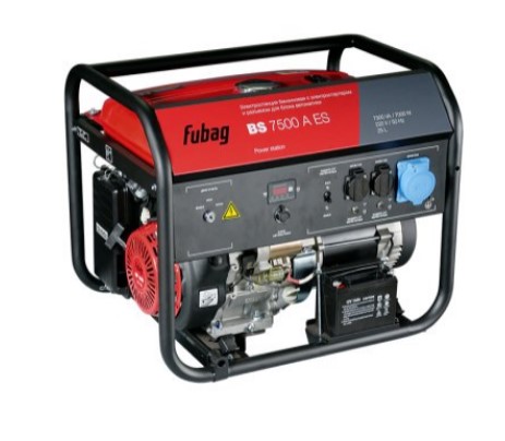 Бензиновая электростанция с электростартером и коннектором автоматики FUBAG BS 7500 A ES