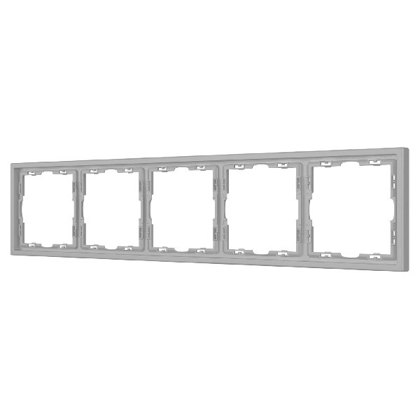 Рамка пластиковая FRM-NOBE-SFPL-5-IS (Arlight, Никель)