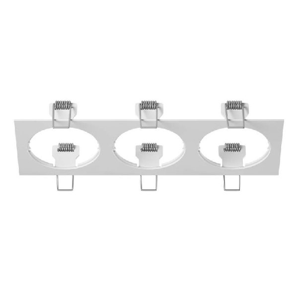 Рамка  16 Triple QUADRO БЕЛЫЙ INTERO Lightstar