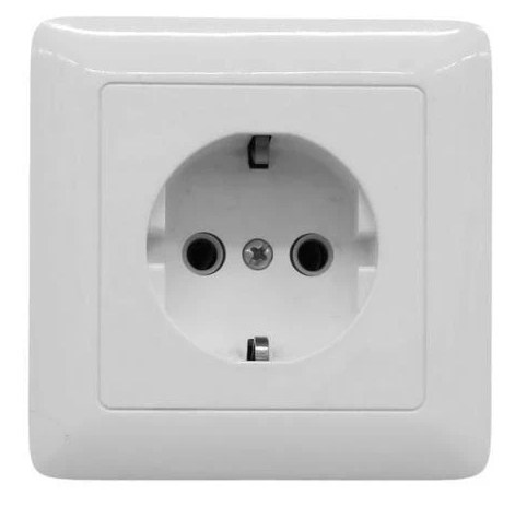 Розетка скрытая с заземлением 250В 16А белая Хит Schneider Electric