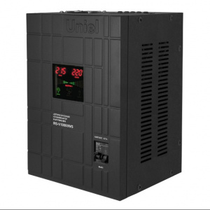 Стабилизатор 1-фаз. Напольный 10000 ВА РЕЛ. Uвх=140-260В. Uвых=220±8% 220х230х385 Uniel