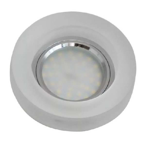 Светильник Точечный ДекорСтекло MR16+LED 1х50Вт GU5.3  Матовый 90х90х35мм  IP20 S4601L LBT