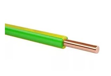 Провод ПуВнг(A)-LS Медь 1х1,5 Круглый Однопроволочный Желто-Зеленый