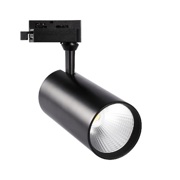 Светильник Трековый 2 TRA LED   40Вт Черный 3000K Симм. 24º 3800Лм D80х180х136мм Q276 Volpe