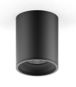 Светильник Накладной Цилиндр LED 1х12Вт 4100К Чорный 79x100мм 105º IP 20 Gauss