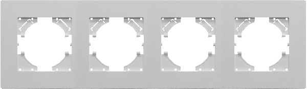 Рамка пластиковая FRM-PERIO-PL-4-WH (Arlight, -)