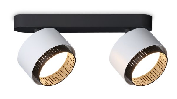 TN71285/2 WH/BK белый/черный GX53/2 max 12W 270*95*137