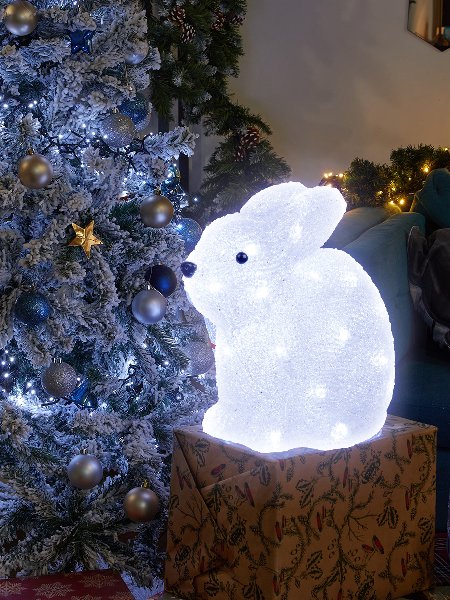 Светильник Фигура LED «Кролик» 220В 32LED 270х140х240мм Белый свет IP20 Uniel