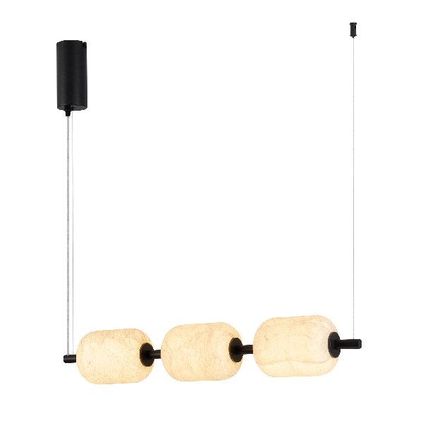 Светильник SP-CARAMELA-HANG-L720-12W Warm2700 (BK, 360 deg, 230V) (Arlight, IP20 Натуральный шелк, 3