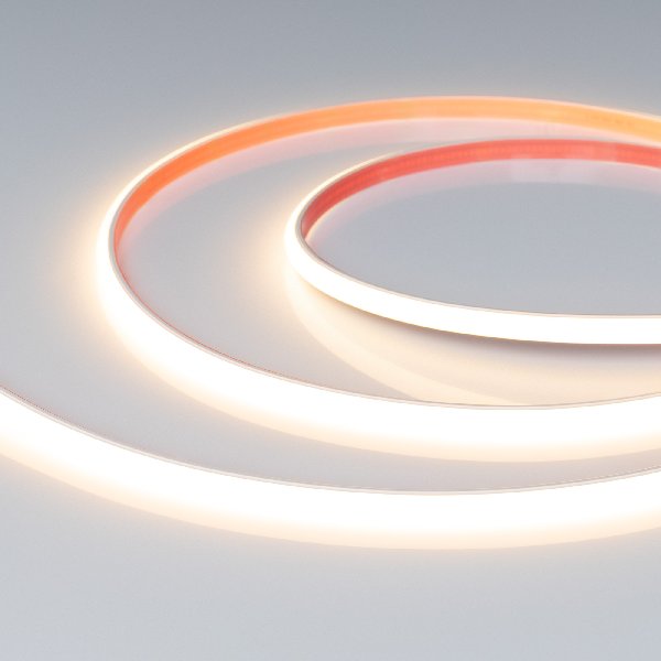 Лента герметичная COB-PSW-X480-8mm 24V Warm3000 (6 W/m, IP67, TWP100, 5m) (Arlight, CRI>90)