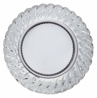 Светильник Точечный ДекорСтекло GX53+LED Прозрачный D125х38мм DECOR C Спутник