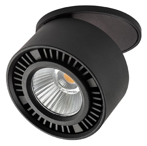 Светильник Точечный Поворотный LED Черный D80х50мм 15Вт 4000К IP20 Forte inca Lightstar