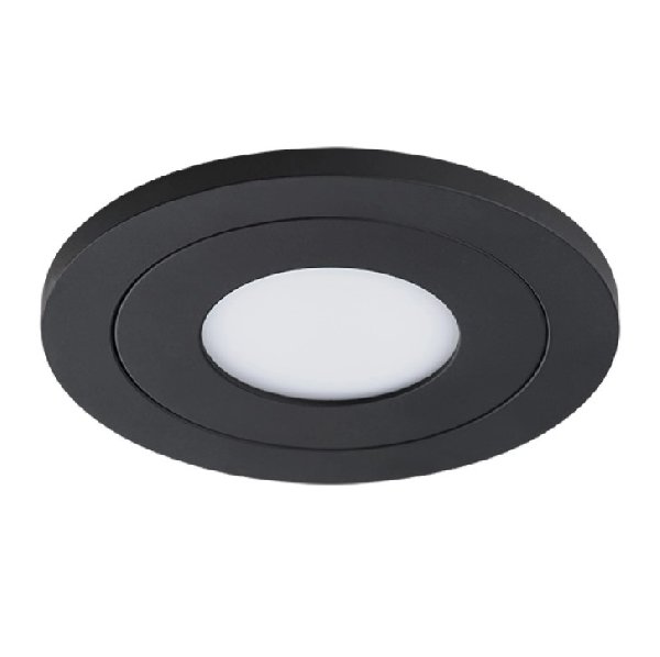 Светильник Точечный Врезной LED Черный D85х4 3Вт 4000К IP44 Leddy Lightstar