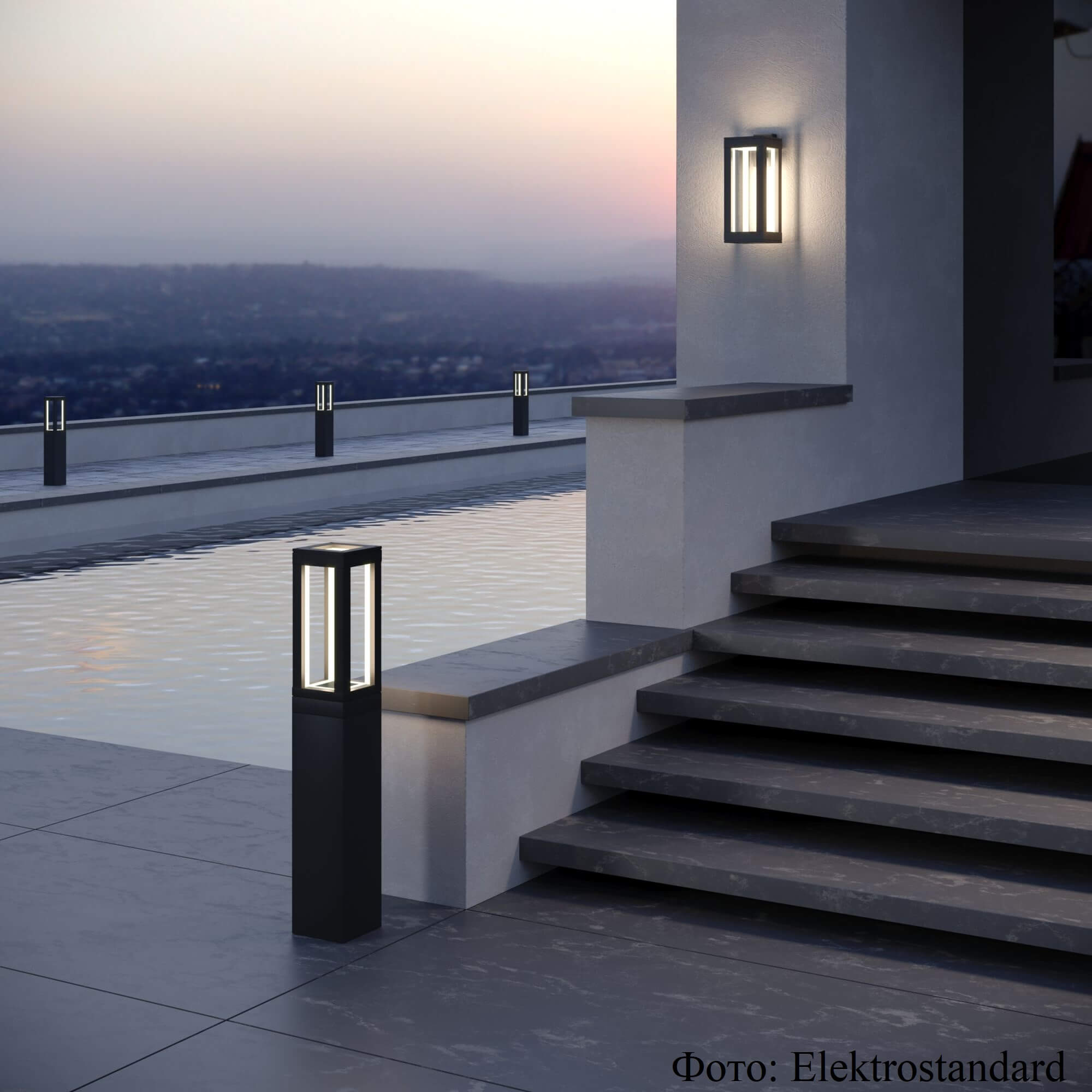 Наружный светильник Elektrostandard Frame Светильник Elektrostandard Frame LED