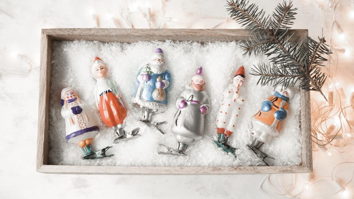 Елочные игрушки из СССР