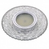 Светильник Точечный ДекорСтекло MR16+LED 1х50Вт GU5.3  Прозрачный 115х115х25мм  IP20 K1119L LBT