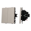 Механизм выключателя управления шторами SWT-NOBE-MKR2-SFPL-CA (230V, 10A) (Arlight, Кашемир)