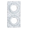 Светильник Точечный ДекорСтекло MR16+LED 2х50Вт GU5.3  Розовый  180х95х25мм  IP20 K1702 LBT