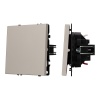 Механизм выключателя одноклавишный проходной SWT-NOBE-MKP1-SFPL-CA (230V, 10A) (Arlight, Кашемир)