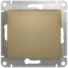 Переключатель В Рамку Одноклавишный Без Подсветки Титан IP20 10А 250В GLOSSA SE