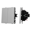 Механизм выключателя управления шторами SWT-NOBE-MKR2-SFPL-IS (230V, 10A) (Arlight, Никель)