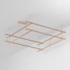 Основание ART-APRIORI-QUADRAT-2-ROD-400-2000x2000 (GD) (Arlight, IP20 Металл, 3 года)