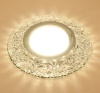 Светильник Точечный ДекорСтекло MR16+LED 1х50Вт GU5.3  Прозрачный 95х95х25мм  IP20 K1116L LBT