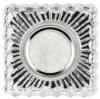 Светильник Точечный ДекорСтекло MR16+LED 1х50Вт GU5.3  Прозрачный 100х100х25мм  IP20 K1683 LBT