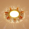 Светильник Точечный ДекорСтекло MR16+LED 1х50Вт GU5.3  Желтый D100х25мм  IP20 K1604L LBT
