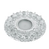 Светильник Точечный ДекорСтекло MR16+LED 1х50Вт GU5.3  Прозрачный D120х25мм  IP20 K1608L LBT