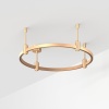 Основание ART-APRIORI-ROUND-ROD-200-R600 (GD) (Arlight, IP20 Металл, 3 года)