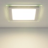Светильник Даунлайт Квадрат LED    12Вт Белый 4200К Симм. 120º 1400Лм 160x160х42мм DLKS160 ES