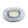 Светильник Точечный ДекорСтекло MR16+LED 1х50Вт GU5.3  Прозрачный 95х95х25мм  IP20 K1117L LBT
