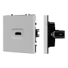 Механизм HDMI розетки SCT-NOBE-MHD1-SFPL-IS (Arlight, Никель)