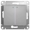 Выключатель В Рамку Двухклавишный С Подсветкой Алюминий IP20 10А 250В GLOSSA SE