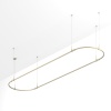 Основание ART-APRIORI-OVAL-HANG-4000x1000 (OG) (Arlight, IP20 Металл, 3 года)