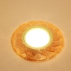 Светильник Точечный ДекорСтекло MR16+LED 1х50Вт GU5.3  Желтый 95х95х25мм  IP20 K1112L LBT