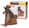 Светильник Фигура на Солн. Бат. LED   0,1Вт 3000К Бронза 21см  IP44 NET-Rooster WOLTA