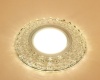 Светильник Точечный ДекорСтекло MR16+LED 1х50Вт GU5.3  Прозрачный 95х95х25мм  IP20 K1101L LBT