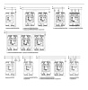 Переключатель В Рамку Двухклавишный Без Подсветки Антрацит IP20 10А 250В GLOSSA SE