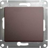 Переключатель В Рамку Одноклавишный Без Подсветки Графит IP20 10А 250В GLOSSA SE