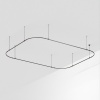 Основание ART-APRIORI-RECTANGLE-SOFT-ROD-800-4500x3500 (BK) (Arlight, IP20 Металл, 3 года)
