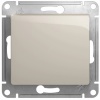 Выключатель В Рамку Одноклавишный Без Подсветки Молочный IP20 10А 250В GLOSSA SE