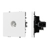 Механизм спутниковой розетки SCT-NOBE-MST1-SFPL-WH (SAT) (Arlight, Белый кварц)