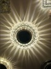 Светильник Точечный ДекорСтекло MR16+LED 1х50Вт GU5.3  Серебро D105х35мм  IP20 Y1571L LBT