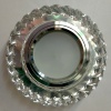 Светильник Точечный ДекорСтекло MR16+LED 1х50Вт GU5.3  Серебро D105х35мм  IP20 Y1580L LBT