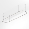 Основание ART-APRIORI-OVAL-ROD-800-4000x1000 (TN) (Arlight, IP20 Металл, 3 года)